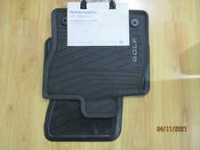 Original VW Allwetterfußmatten Gummimatten Golf 8 Variant vo & hi 5H9061500 82V