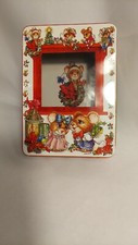Festive Vtg Tin Litho Box
