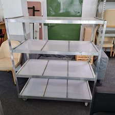 Aluregal, Lagerregal, E-Kisten, Rollregal, Blumenwagen, Transport