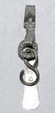 Chatelaine Frankreich Minerva 800er Silber Grütelhaken L. 6,7 cm