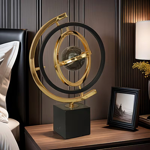 Eleganter metall globus deko - metall-globus,