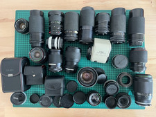 Alte Kamera Objektive Konvolut