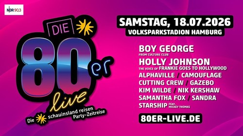 Ticket die 80er live am - 1,