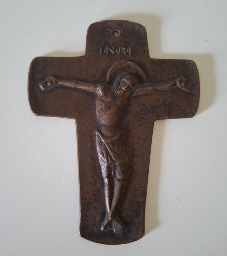 Kleines bronze kreuz inri - kleines,