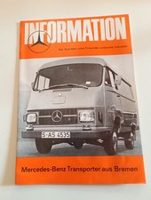 Original Prospekt Mercedes Benz Transporter 206-307 N20
