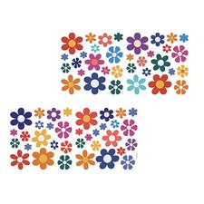  4 Pcs Wandsticker Blumen
