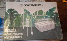 Zimmergewächshaus Anzuchtkasten, 4Stück Mini Gewächshaus Anzucht Set