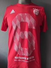 ⚽Bayern⚽ München T- Shirt L Sondershirt Deutscher Meister 2018 6 Rekordmeister