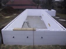 Styroporstein IGLU 2000 Styropor Ziegel für Schwimmbad Pool Bau Schalstein