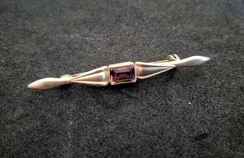 Art deco brosche 800 silber - art,