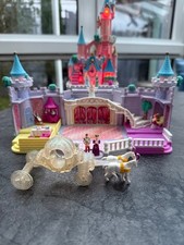 ✨️?DISNEYSCHLOSS?✨️ 100% komplett Disney Schloss Cinderella Polly Pocket Licht