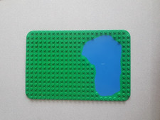 LEGO Duplo große grüne See Platte Zooplatte Zoo Meer Teich Wasser