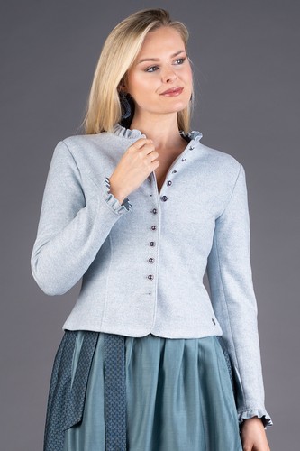 Damen walkjacke kordula blau - damen,