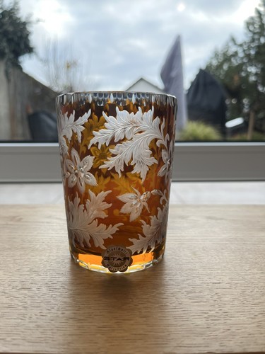 Böhmisches glas vase - vase, /