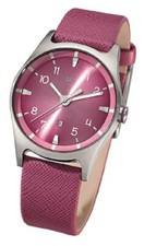 XEN Schmuck XQ0209  Damen Uhr Quarzwerk  Edelstahl und Leder