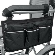 Rollstuhltasche Rollator Groß Seitentasche Armlehne Walker Tasche Zubehör Korb