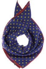 Etro Schal Herren Tuch Strickschal Seide Marineblau #30vckul