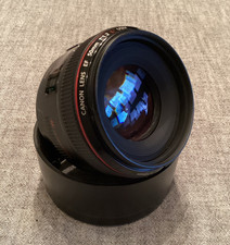 Canon EF 50mm f/1.2L USM Objektiv Normalobjektiv in OVP Top
