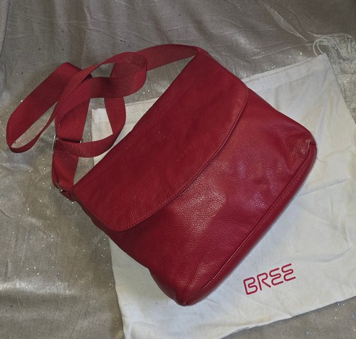 Bree rot leder handtasche - bree,