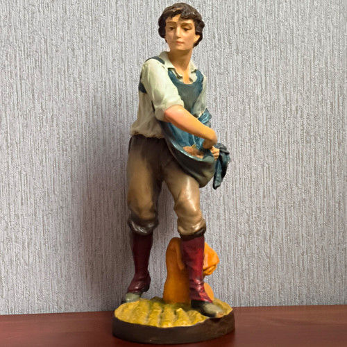 Große krippenfigur hirte - große,