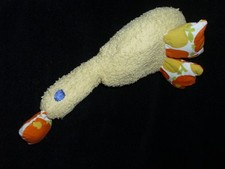 Stoff Ente Frottee + Graziela Äpfel Füße 70er ?? VINTAGE + Extra..