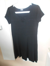 Damen  Sommer Kleid, kurzarm schwarz  Gr. L  Lascana