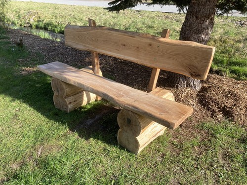 Gartenbank massivholzbank aus - gartenbank,