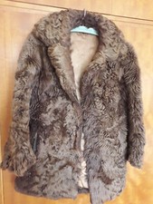 Vintage Damen Lammfelljacke