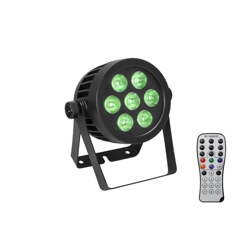 Eurolite led par 7x8w qcl - par,