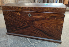 Antike Runddeckel Truhe Holztruhe Buckeltruhe Bauerntruhe Schatzkiste Landhaus 1