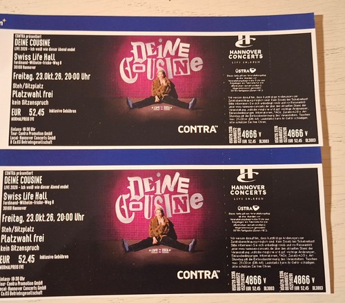 Ticket deine cousine - ticket, am