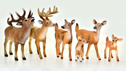 Schleich hirsch kuh kalb - hirsch,,
