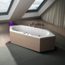Whirlpool Badewanne LED Ozon