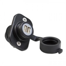 Double USB Recessed Socket 12V