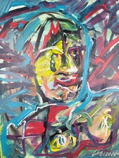 ölbild abstrakt gemälde - Ölbild,
