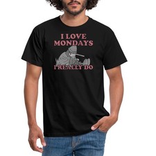 Pinocchio Ich Liebe Montage Büro Humor Männer T-Shirt