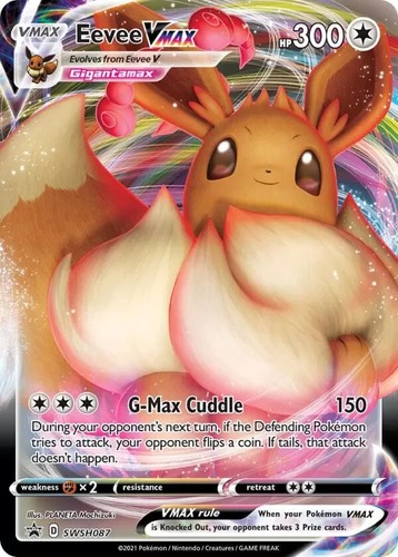 Pokemon eevee vmax swsh087 - vmax,