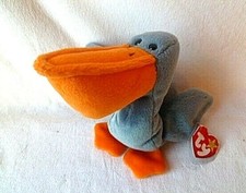 Ty  Beanie Baby Scoop der Pelikan Geburtstag 1.7.1996 neu MWMT Sammlerstück