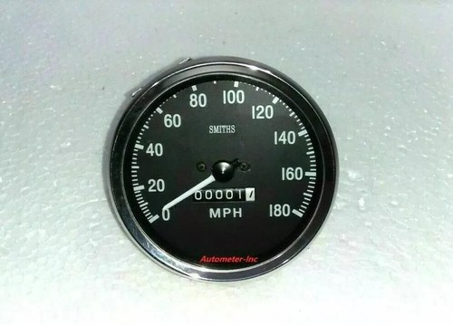 Smiths 100mm tacho mph - mph, schwarz