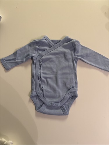 Baby body blau - body, blau-