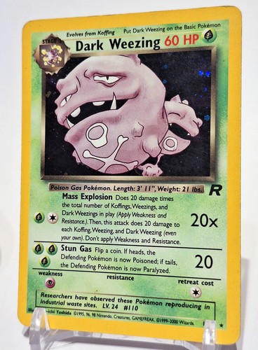 Pokemon karte dark weezing - pokemon,