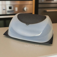 TUPPERWARE KÄSEMAX XXL SCHWARZ SONDERGRÖSSE KÄSEBEHÄLTER KÜHLSCHRANK