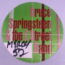 Bruce Springsteen Pass Ticket