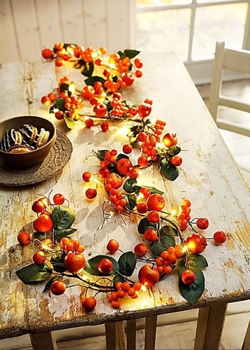 Led lichterkette apfel beeren - led,