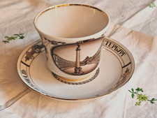 Russiches Tassenset Marke Imperial Porcelain St. Petersburg.