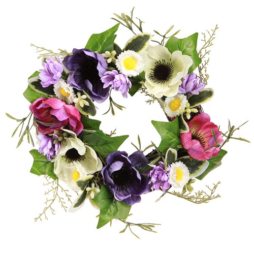 Künstlicher kranz anemonen - kranz,