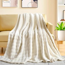 Weiß Kuscheldecke Sofa