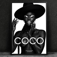 ✅ WANDBILD LUXUS COCO FRAU