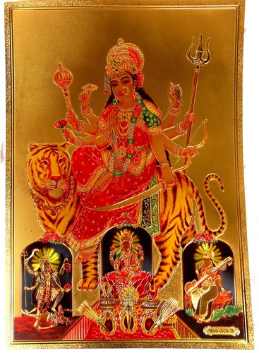 Bild parvati durga prägedruck - bild,