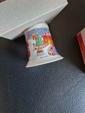 Weihnachtsglocke Porzellan